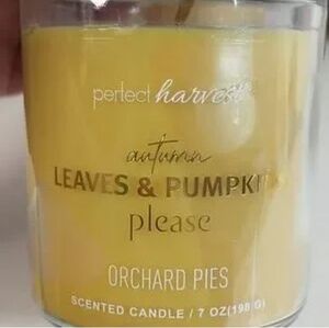 Leaves & Pumpkin Please Orchard Pies By Perfect Harvest Scented Candle 7oz New